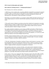 Intervention regarding fundamental freedoms