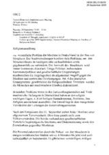 Contribution on Freedom of Religion