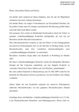 Statement on Mosque controls in Germany