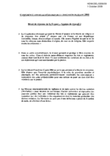 Statement in excercise of the Right to Reply