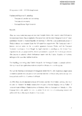 Statement on fundamental freedoms