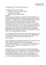 Statement on fundamental freedoms (de)