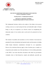 Statement by Ambassador Yusuf Buluc