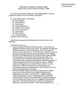 Written contribution on Monitoring of Compliance with Human Rights, Related to the Events in Nookat on 1 October 2008