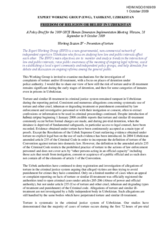 Statement on Prevention of Torture in Uzbekistan