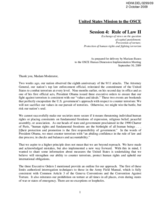 Statement on Protection of Human Rights and Fighting Terrorism