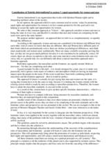 Contribution on Equal Opportunities for Women and Men