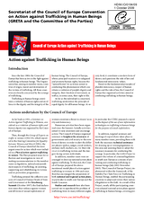 Factsheet - 'Council of Europe Action against Trafficking in Human Beings'