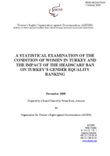 A Statistical Examination of the Conditiong of Women in Turkey and the Impact of the Headscarf Ban