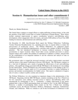 Statement by Mr. Alex T. Johnson, US Helsinki Commission