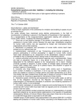 Statement by Ms. Alina Orlova