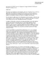 Intervention on Migrants and Refugees