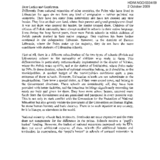 Statement on Violoation of the Framework Convention for the Protection of National Minorities in the Field of Education in Lithuania