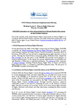 OHCHR STATEMENT ON NEW DEVELOPMENTS IN HUMAN RIGHTS EDUCATION AT THE UNITED NATIONS