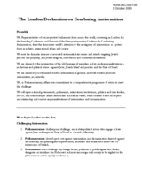 The London Declaration on Combating Antisemitism