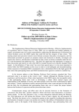 Address of Monsignor Anthony R. Frontiero