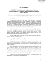 Contribution by Ambassador, &Ouml;m&uuml;r Orhun, Adviser and Special Envoy of the Secretary General of the Organization of Islamic Conference (OIC)