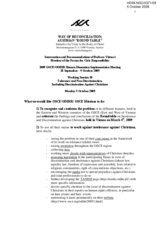 Intervention and Recommendations of Ms. Barbara Vittucci, Member of the Forum for Civic Responsibility