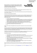 Recommendations on the Implementation by States of OSCE Commitments related to Tolerance and Nonâ€Discrimination, in particular those relating to Hate Crime