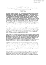 Remarks of Rabbi Andrew Baker, Personal Representative of the OSCE Chair-in-Office on Combating Anti-Semitism