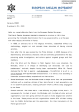 Statement on Tolerance and Non-discrimination