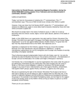 Intervention by Mr. Roland Eissens