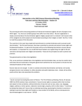 Tolerance and Nonâ€Discrimination