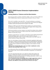 Intervention on Hate Crimes