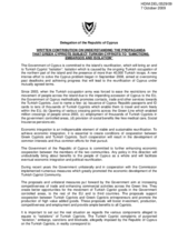 WRITTEN CONTRIBUTION ON UNDERSTANDING THE PROPAGANDA THAT GREEK CYPRIOTS SUBJECT TURKISH CYPRIOTS TO:  &ldquo;SANCTIONS, EMBARGOS AND ISOLATION&rdquo;