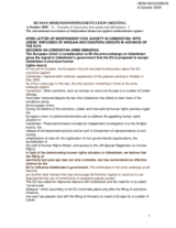 OPEN LETTER OF INDEPENDENT CIVIL SOCIETY IN UZBEKISTAN, WITH UZBEK REFUGEES OF ANDIJAN AND DIASPORA GROUPS IN ADVANCE OF THE EU&rsquo;S DECISION ON UZBEKISTAN ARMS EMBARGO