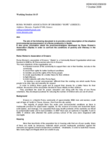 Contribution on the situation (environmental-socioeconomic) of a Roma community in Xanthi