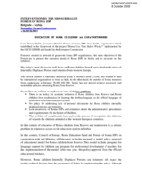 EDUCATION OF ROMA CHILDREN as IDPs/RETURNEES