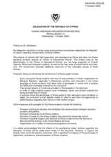 Practices and policies adopted by the Republic of Cyprus regarding the education of Roma children
