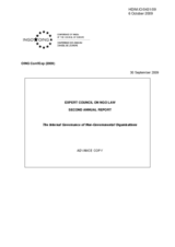 Expert Council on NGO Law - Second Annual Report