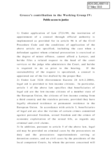 Human Dimension Seminar on Strengthening Judicial Independence and Public Access to Justice, 17-19 May 2010: Greece's Contribution to Working Group IV: Public Access to Justice