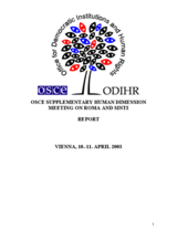 Supplementary Human Dimension Meeting on Roma and Sinti, 10-11 April 2003: Final Report