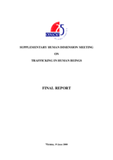 Supplementary Human Dimension Meeting on Trafficking in Human Beings, 19 June 2000: Final Report