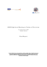 OSCE High-Level Meeting on Victims of Terrorism: Final Report
