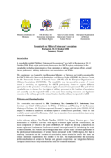 Roundtable on Military Unions and Associations: Meeting Report