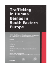Trafficking in Human Beings in South Eastern Europe
