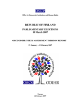 Finland, Parliamentary Elections, 18 March 2007: Needs Assessment Mission Report