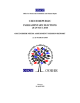 OSCE/ODIHR Needs Assessment Mission Report ahead of Parliamentary Elections in the Czech Republic on 28-29 May 2010