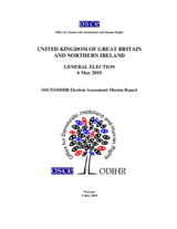 United Kingdom, General Election, 6 May 2010: Final Report
