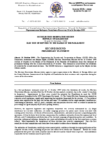 Kazakhstan, Parliamentary Elections, Second Round, 24 October 1999: Preliminary Statement