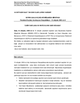 Azerbaijan, Presidential Election, 15 October 2003: Preliminary Statement (Azerbaijani)