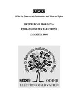 Moldova, Parliamentary Elections, 22 March 1998: Final Report