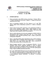 2008 Presidential Election in Montenegro: Interim Report 1 (me)