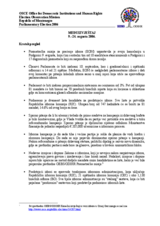 Crna Gora, Parlamentarni izbori, 10. septembar 2006. godine: Međuizvještaj 1