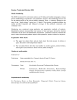Russia, Presidential Election, 14 March 2004: Explanation of Media-Monitoring Results, 12 February-12 March 2004