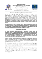 Serbia, Presidential Election, Second Round, 27 June 2004: Preliminary Statement Serbia, Presidential Election, Second Round, 27 June 2004: Preliminary Statement
